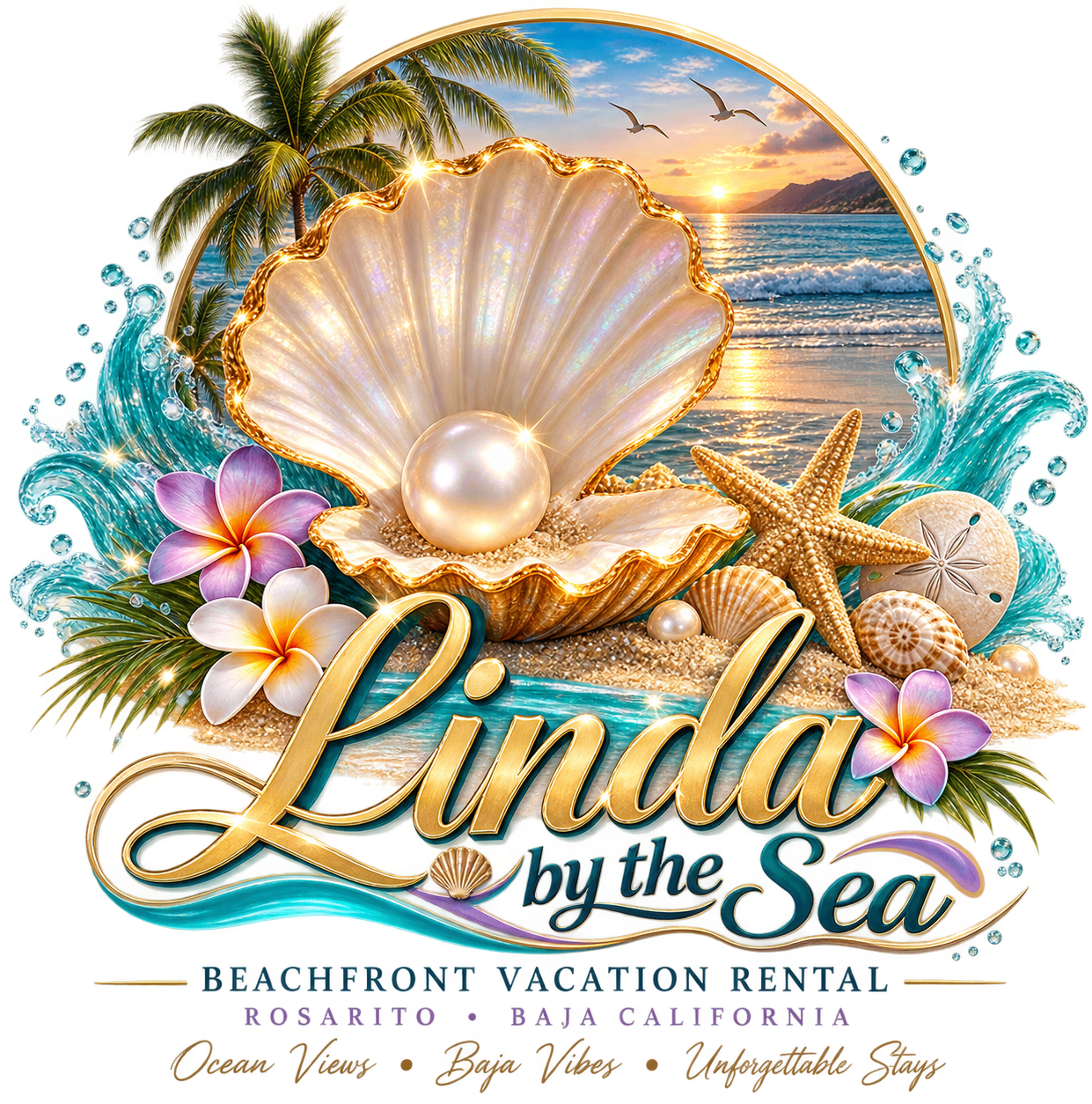 Linda by the Sea — beachfront vacation rental, Rosarito, Baja California
